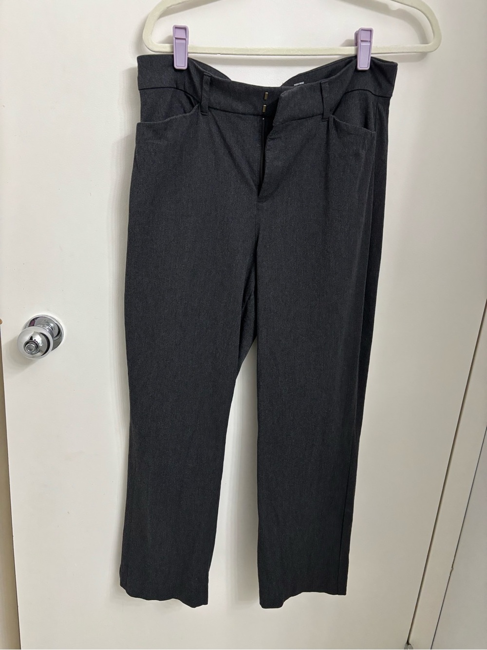 Old Navy pixie cropped pants - high rise/straight leg